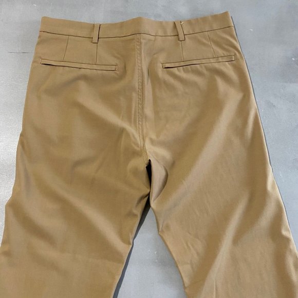 Baubax Pants Mens Size 33 x 30 Tan wool blend Stain and water‎ resistant chino - Picture 4 of 6
